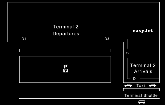 Airport Malpensa Terminal 2 Map